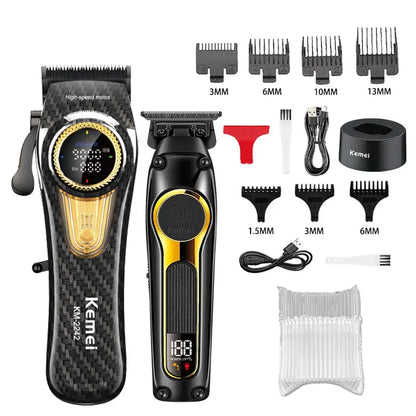 Kemei Professional Electric Hair Clipper Kit