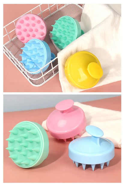 Silicone Shampoo Brush Head Scalp