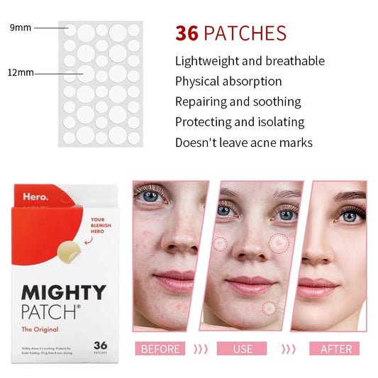 Hydrogel Acne Patch Invisible Closed Mouth