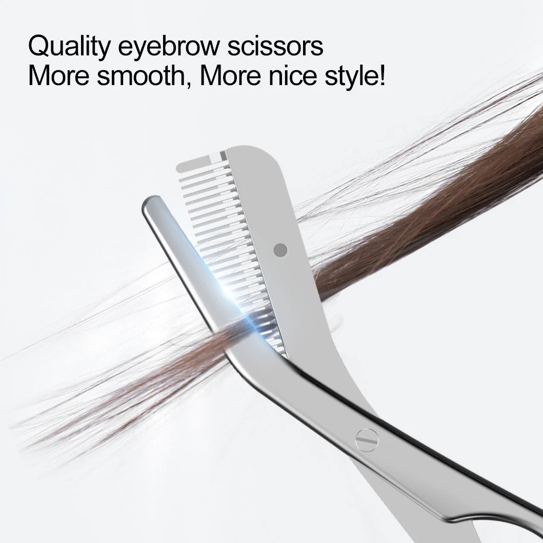 Stainless Steel Eyebrow Scissors